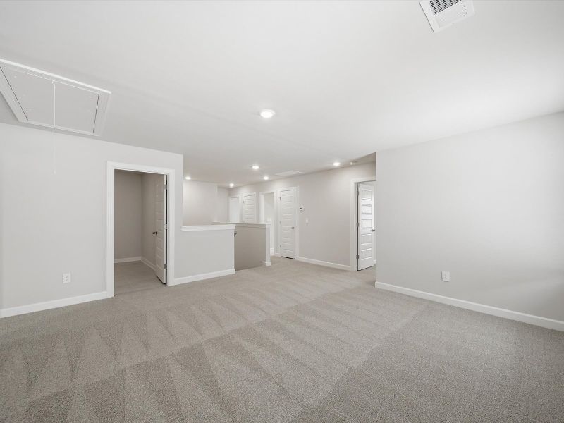 Spacious, unfurnished interior of a new home in The Farm at Wells Creek - Signature Collection, Gray Court (Image 15).