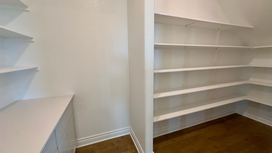 View of storage area