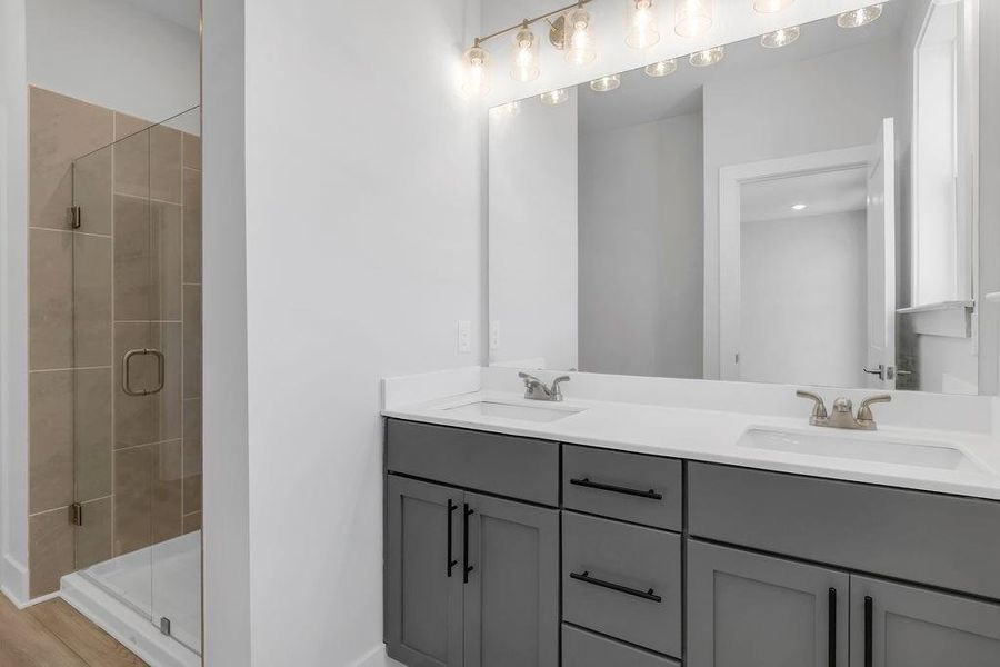 Furnished interior view inside a new home in Echo Park, Suwanee (Image 5).