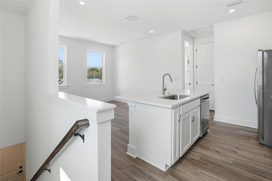 Furnished interior view inside a new home in , St. Petersburg (Image 37).