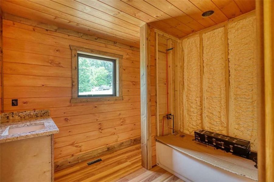 In-progress construction of a new home in , Blue Ridge, GA (Image 31).