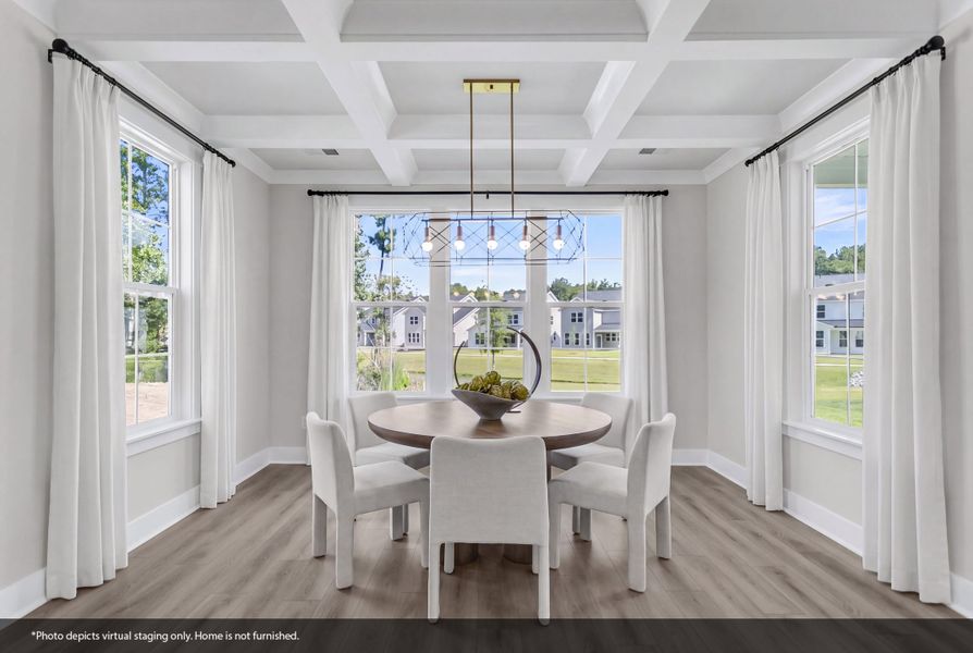 Furnished interior view inside a new home in Pineland Preserve, Summerville (Image 9).