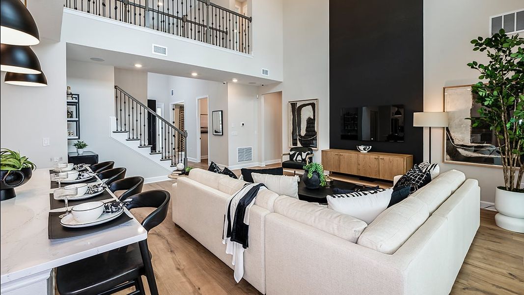 Furnished interior view inside a new home in Ardisia Park, New Smyrna Beach (Image 14).