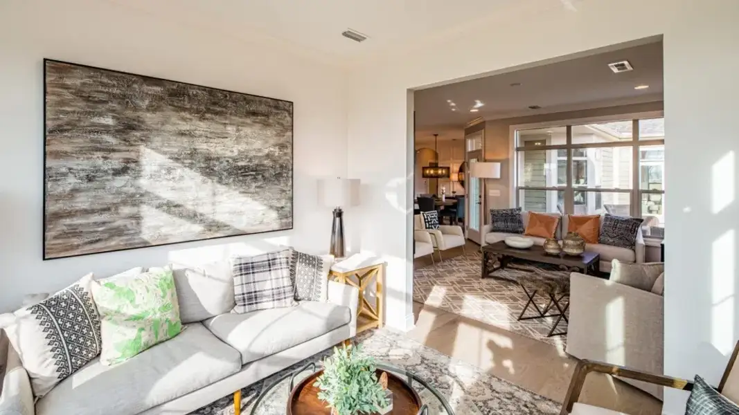 Representative furnished interior of a home built from the Palazzo by Eastman Homes in The Courtyards at Lupton Village, Fort Lupton (Image 24).