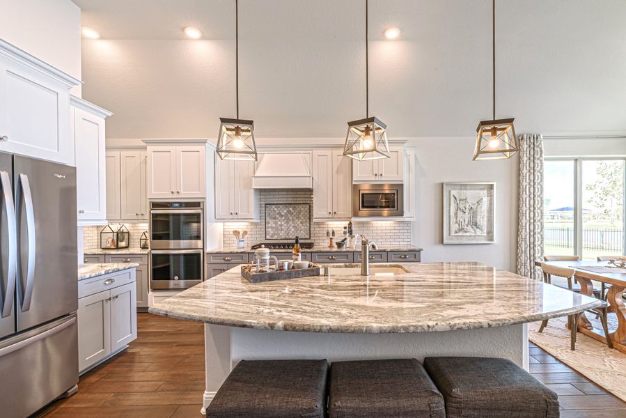 Furnished interior view inside a new home in ARTAVIA, Conroe (Image 17).