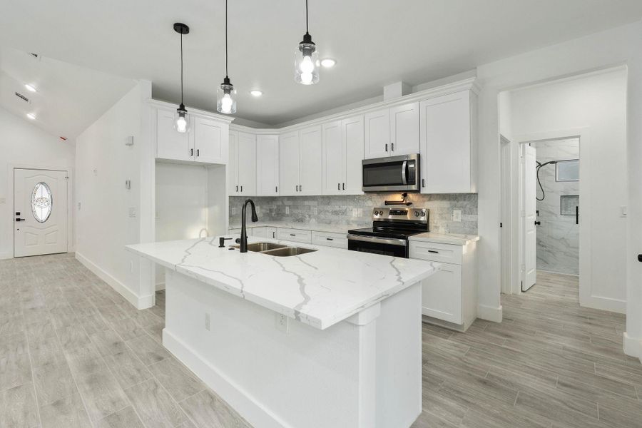 Furnished interior view inside a new home in , Willis (Image 9). Furnished interior view inside a new home in , Willis (Image 9).