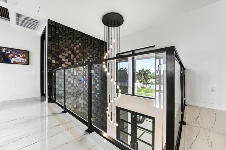 Furnished interior view inside a new home in , Lighthouse Point (Image 44).