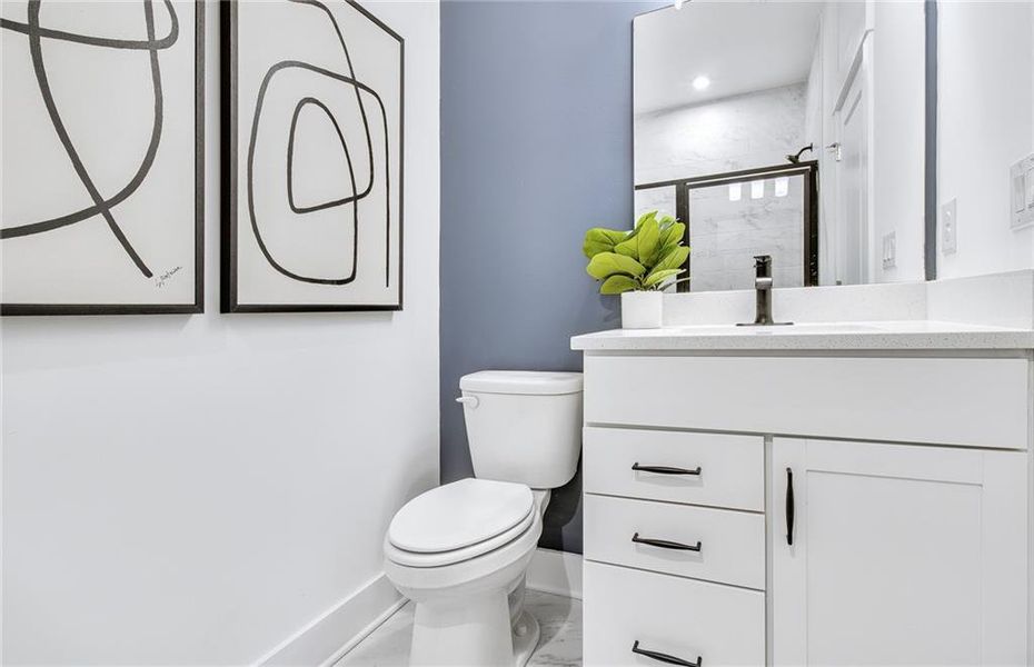 Furnished interior view inside a new home in Hunters Creek, Flowery Branch (Image 10).