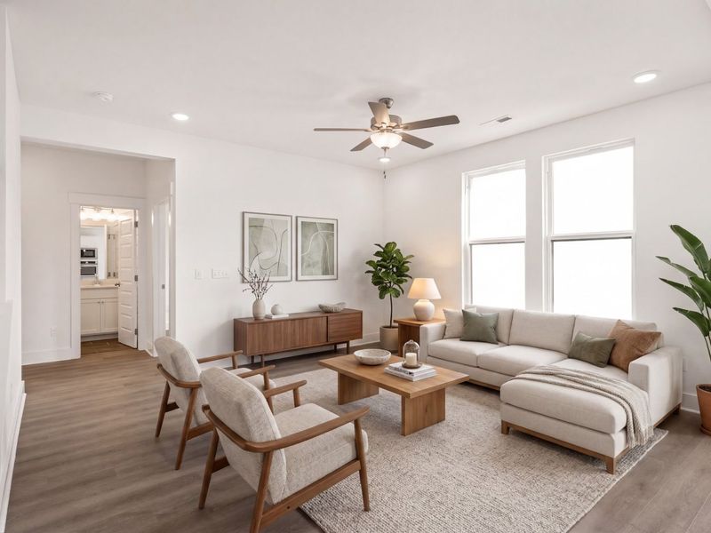 Furnished interior view inside a new home in Benders Cove, Mount Juliet (Image 9).