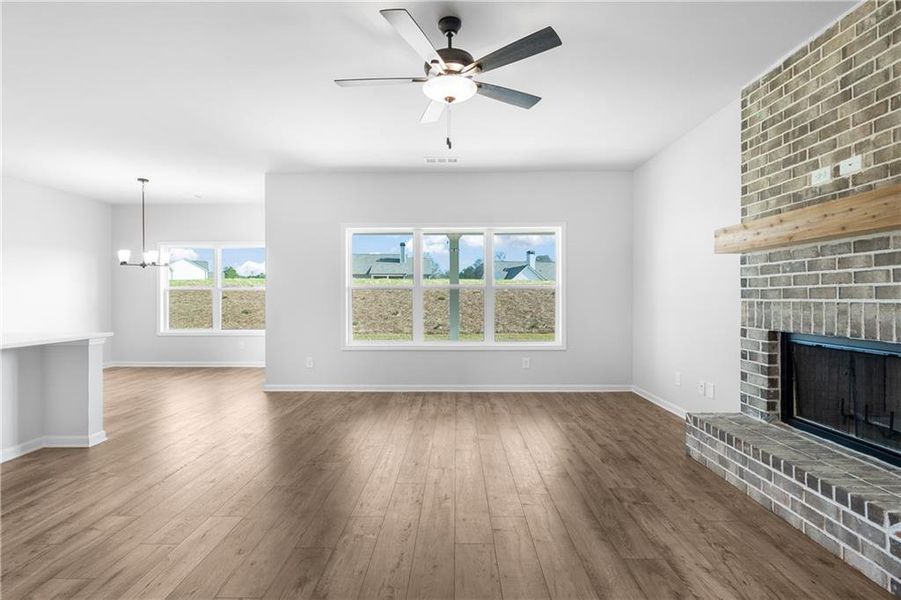 Spacious, unfurnished interior of a new home in , Eatonton (Image 31).