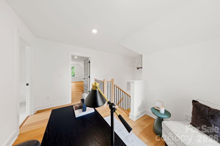 Furnished interior view inside a new home in , Charlotte (Image 16). Furnished interior view inside a new home in , Charlotte (Image 16).