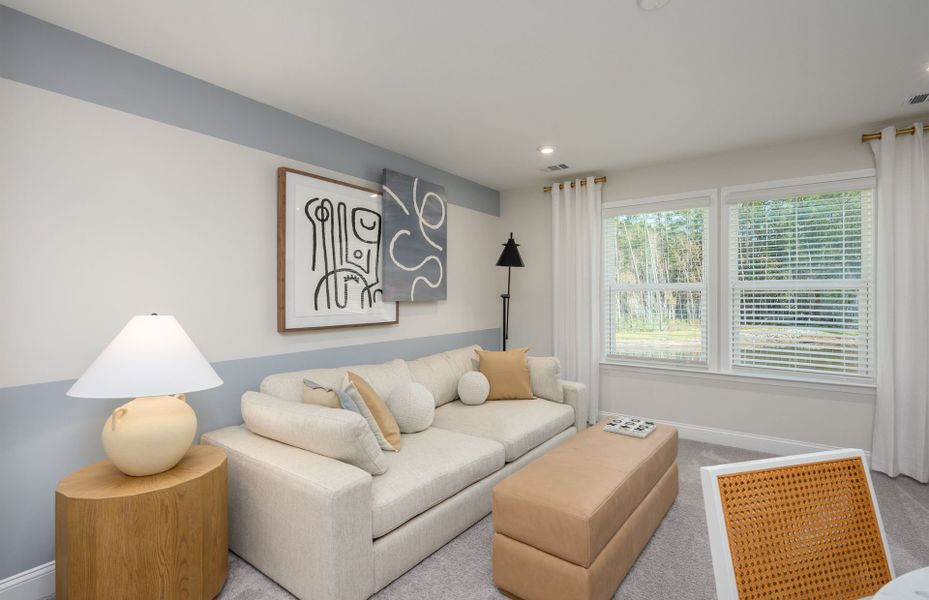 Furnished interior view inside a new home in Waterways, Richmond Hill (Image 40).