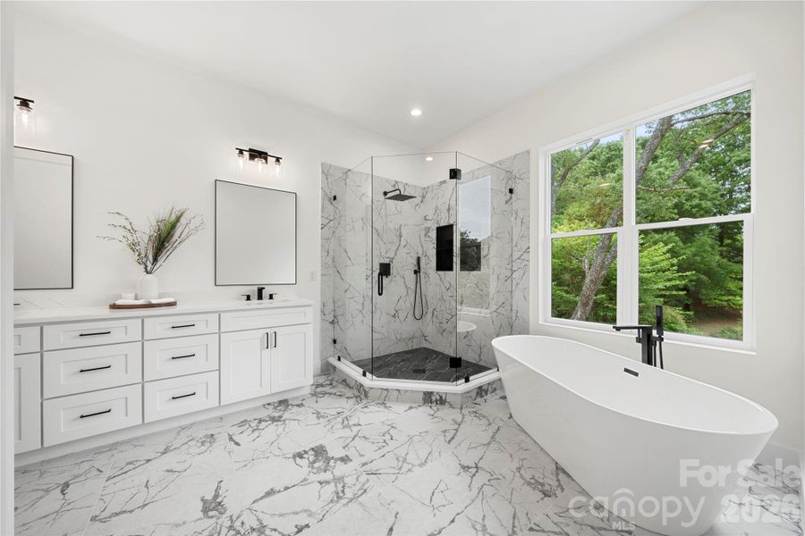 Furnished interior view inside a new home in , Monroe (Image 19).