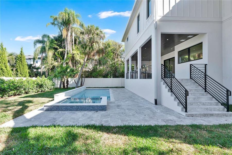 Exterior details and patio area of a home in , Tampa (Image 35). Exterior details and patio area of a home in , Tampa (Image 35).