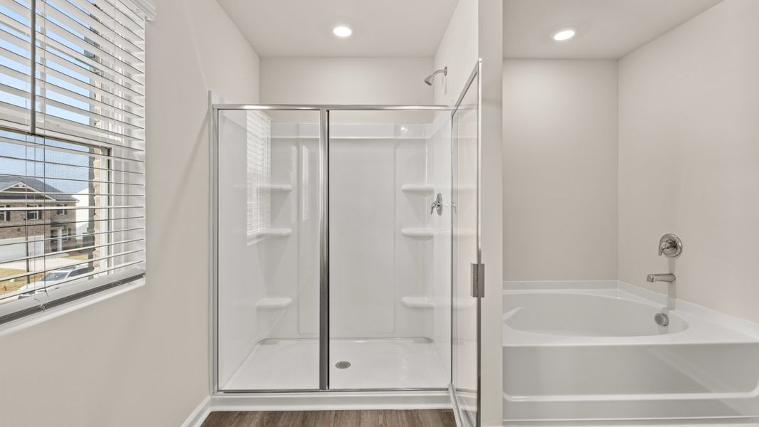 Representative furnished interior of a home built from the Galen by D.R. Horton in The Reserve at Calcutta, Stockbridge (Image 10).