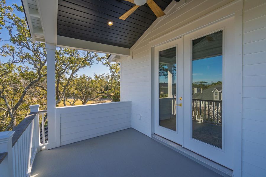Exterior details and patio area of a home in , Edisto Island (Image 32). Exterior details and patio area of a home in , Edisto Island (Image 32).