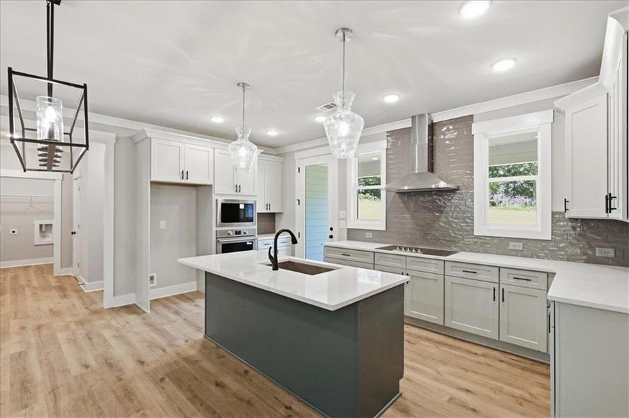 Furnished interior view inside a new home in , Statham (Image 9).