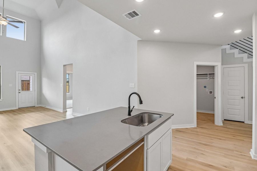Furnished interior view inside a new home in Granger Pines, Conroe (Image 6).