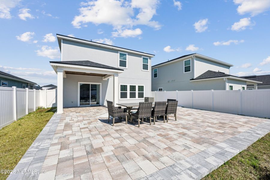 Exterior details and patio area of a home in Cordova Palms, St. Augustine (Image 23).