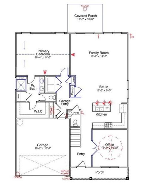 2D floor plan layout of this home in Piper Creek, Newton, NC (Image 3). 2D floor plan layout of this home in Piper Creek, Newton, NC (Image 3).