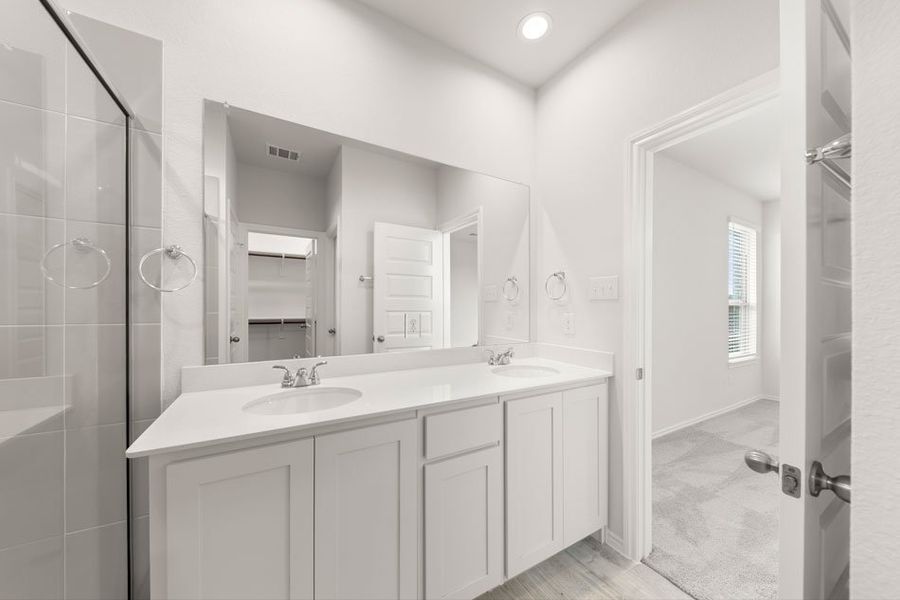 Front exterior of a new home in Northspur, Terrell, TX, highlighting curb appeal (Image 19). Front exterior of a new home in Northspur, Terrell, TX, highlighting curb appeal (Image 19).