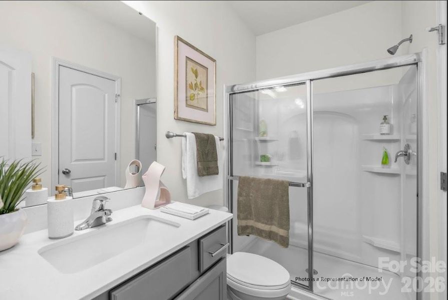 Furnished interior view inside a new home in Sierra Ridge, Gastonia (Image 14).
