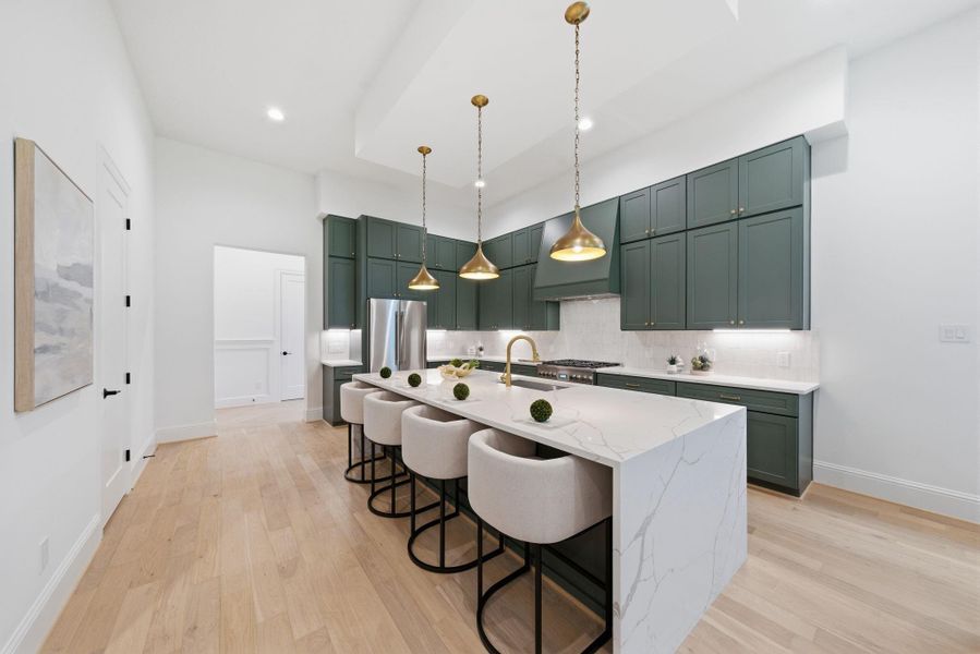 Furnished interior view inside a new home in , Houston (Image 15).