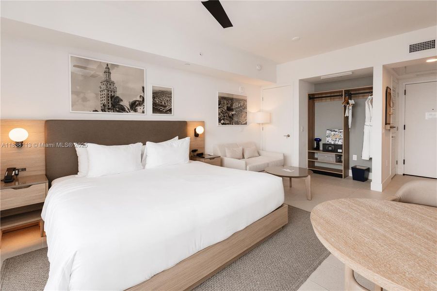 Furnished interior view inside a new home in Gale Hotel & Residences Miami (former Natiivo), Miami (Image 42).