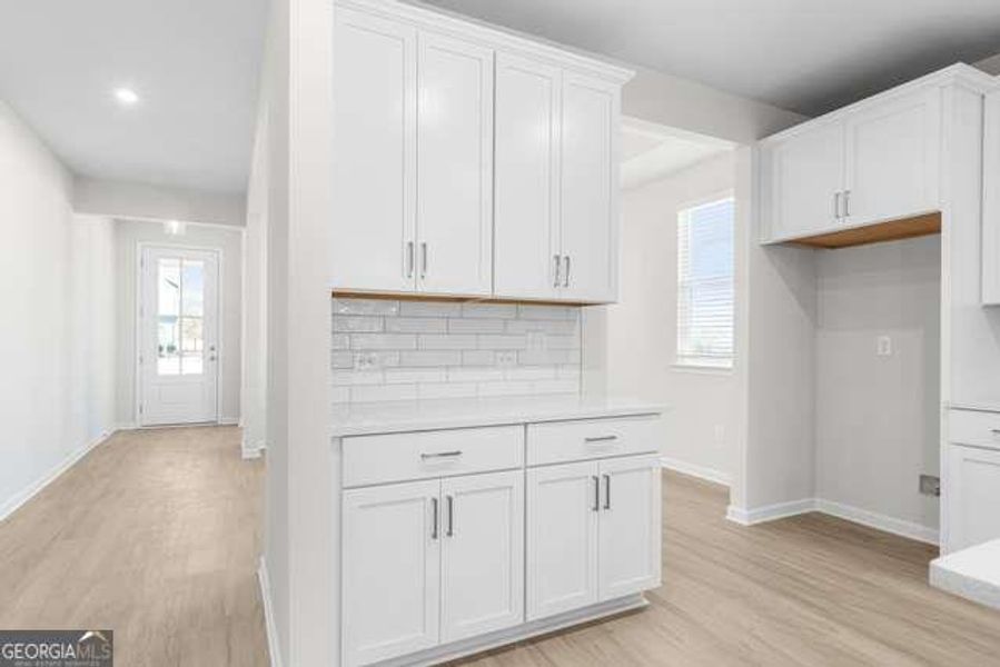 Furnished interior view inside a new home in Wehunt Meadows, Hoschton (Image 3).