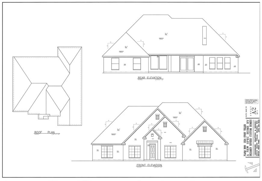 Exterior rendering of this home design in , College Station, TX (Image 4).