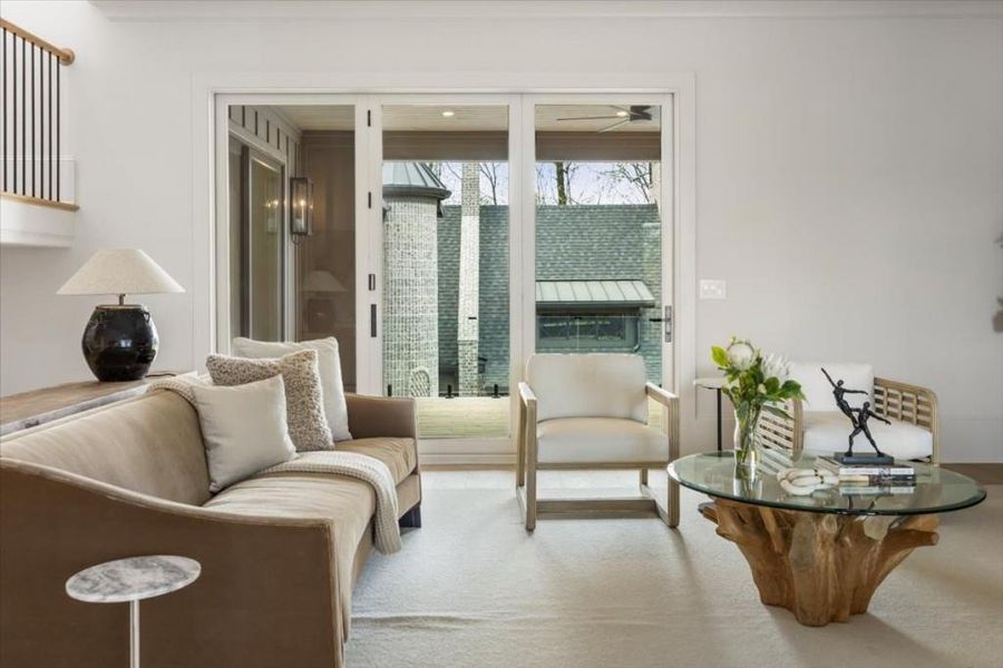 Furnished interior view inside a new home in , Alpharetta (Image 58).