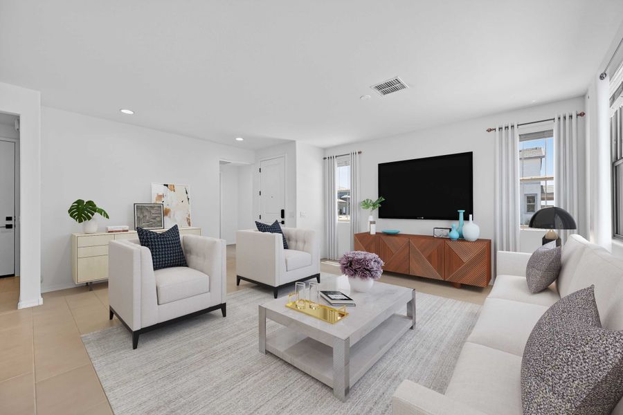 Furnished interior view inside a new home in Artisan at Asante, Surprise (Image 5).