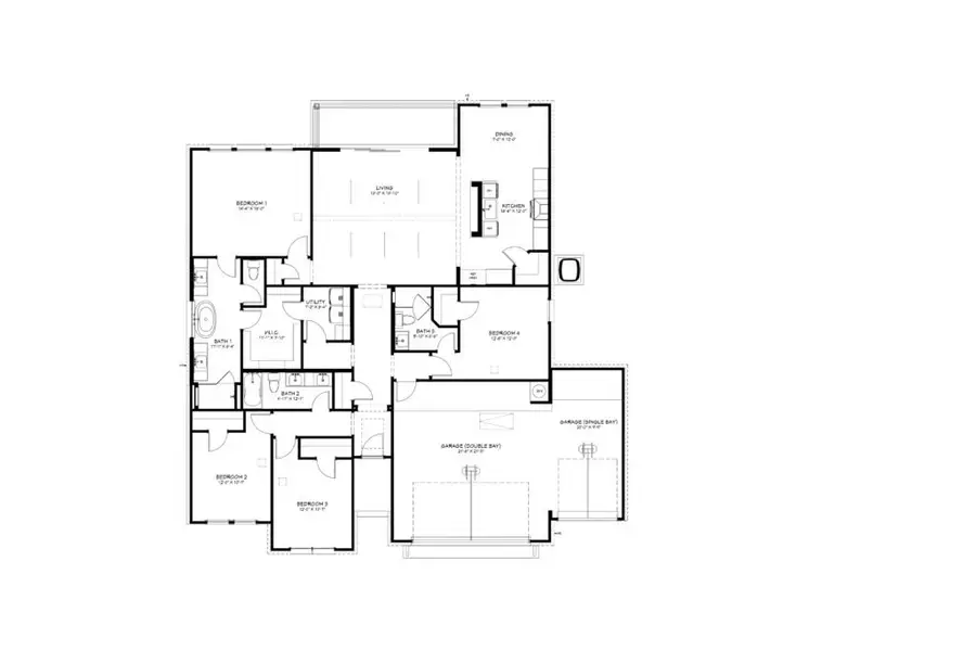 2D floor plan layout of this home in Rosenthal Estates, Lorena, TX (Image 3). 2D floor plan layout of this home in Rosenthal Estates, Lorena, TX (Image 3).