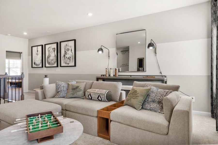 Furnished interior view inside a new home in Jones Ridge, Dallas (Image 13).