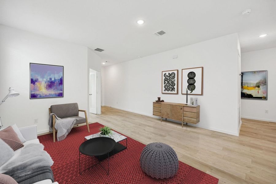 MODEL HOME images may NOT be consistent with the finished product.