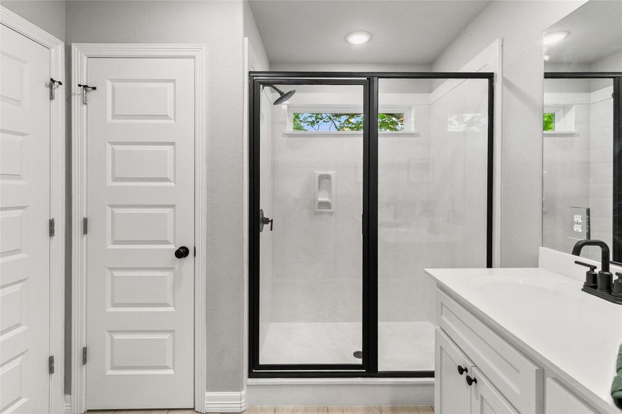 Furnished interior view inside a new home in , Sweeny (Image 11).