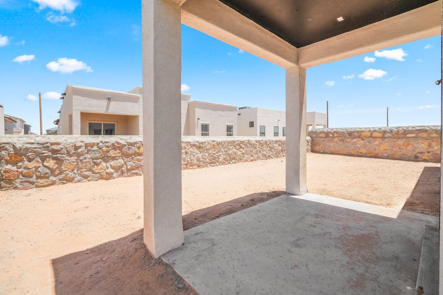 Representative exterior details of a home built from the Sonoma by LEH. Homes in Tierra Del Este 90, El Paso (Image 3). Representative exterior details of a home built from the Sonoma by LEH. Homes in Tierra Del Este 90, El Paso (Image 3).