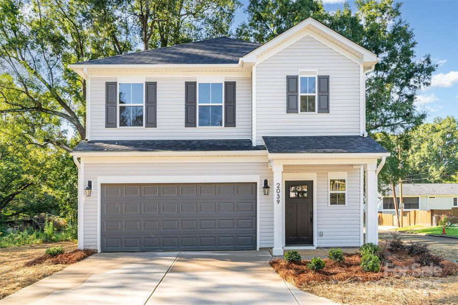 Front exterior of a new home in , Gastonia, NC, highlighting curb appeal (Image 19). Front exterior of a new home in , Gastonia, NC, highlighting curb appeal (Image 19).