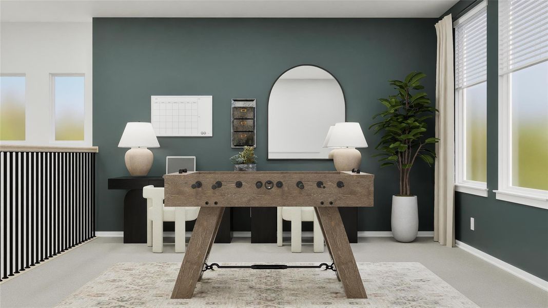 Furnished interior view inside a new home in Anniston, Katy (Image 27).