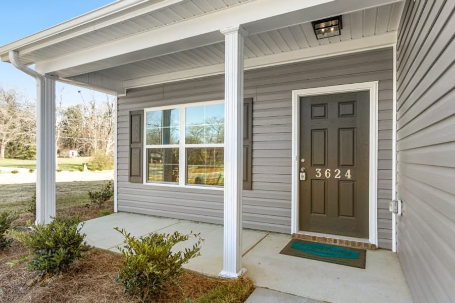 Representative exterior details of a home built from the Greensboro by Keystone Homes NC in Brassfield Meadows, Burlington (Image 3). Representative exterior details of a home built from the Greensboro by Keystone Homes NC in Brassfield Meadows, Burlington (Image 3).