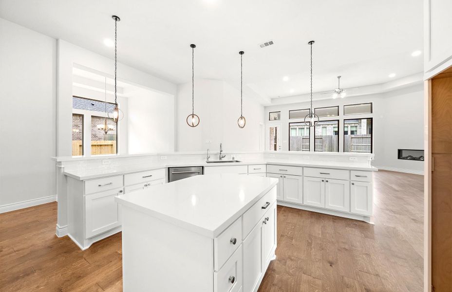Furnished interior view inside a new home in Audubon 60′, Magnolia (Image 12).