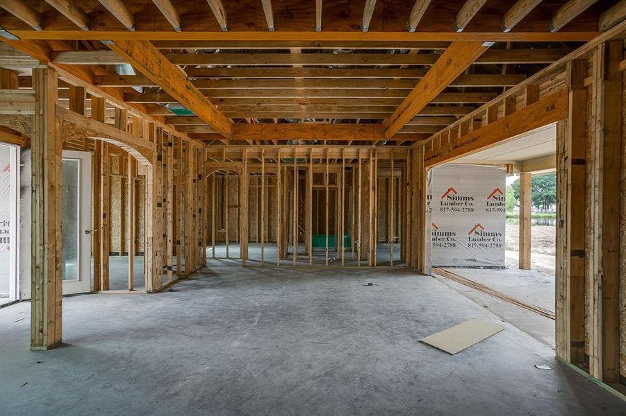 In-progress construction of a new home in , Millsap, TX (Image 3).