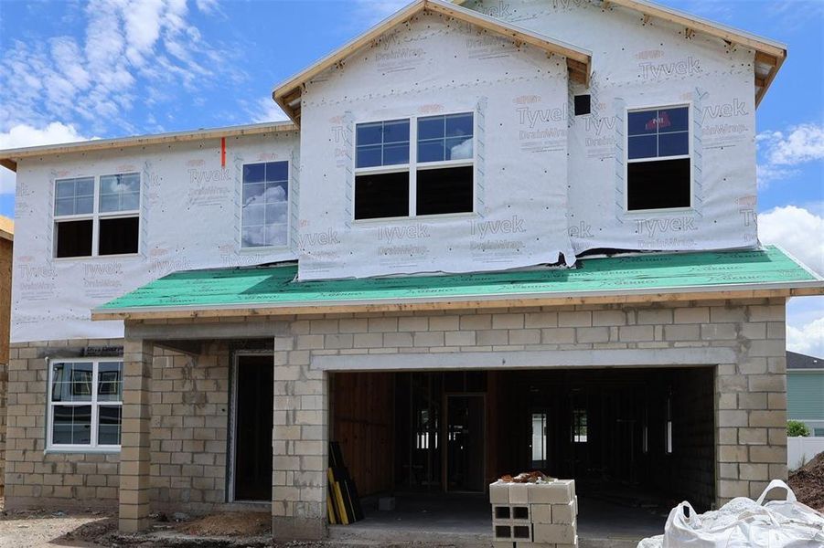 In-progress construction of a new home in Estates at Rivercrest, Sanford, FL (Image 14).