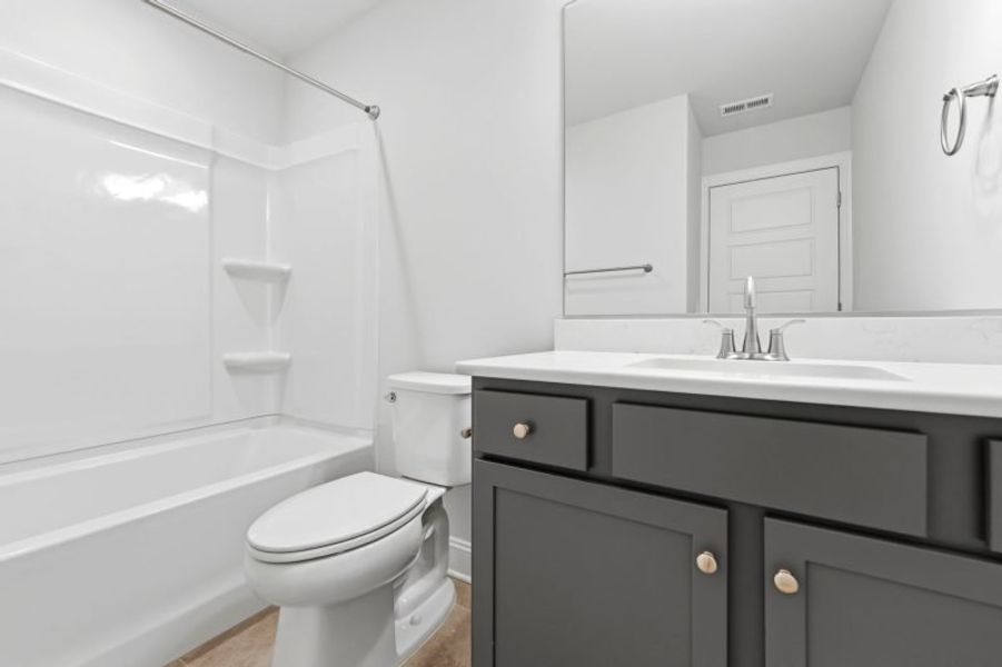 Representative furnished interior of a home built from the Cosmopolitan by Keystone Homes NC in Weybridge, Burlington (Image 62). Representative furnished interior of a home built from the Cosmopolitan by Keystone Homes NC in Weybridge, Burlington (Image 62).