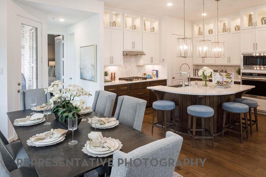 Furnished interior view inside a new home in Bridgeland Central, Cypress (Image 14). Furnished interior view inside a new home in Bridgeland Central, Cypress (Image 14).