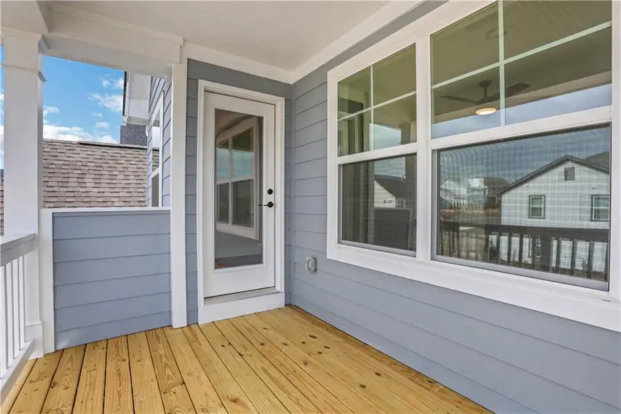 Exterior details and patio area of a home in Twin Lakes, Hoschton (Image 28). Exterior details and patio area of a home in Twin Lakes, Hoschton (Image 28).