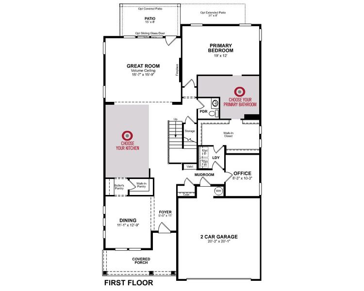 2D floor plan layout for the Shelby by Beazer Homes in Wisteria at GreenHouse, Marietta, GA (Image 3). 2D floor plan layout for the Shelby by Beazer Homes in Wisteria at GreenHouse, Marietta, GA (Image 3).