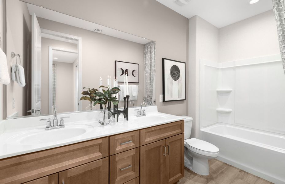 Representative furnished interior of a home built from the Barletta by Pulte Homes in Alamar, Tolleson (Image 4).