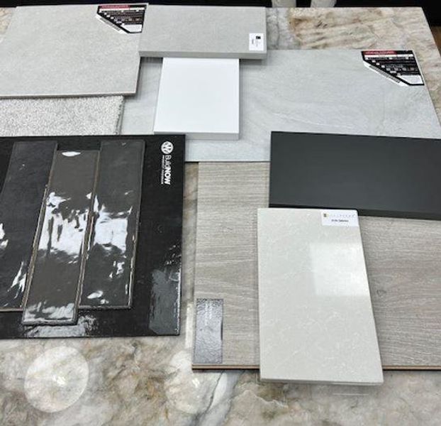 Sample of building materials used in homes in Stone Creek Ranch, Hockley (Image 47).