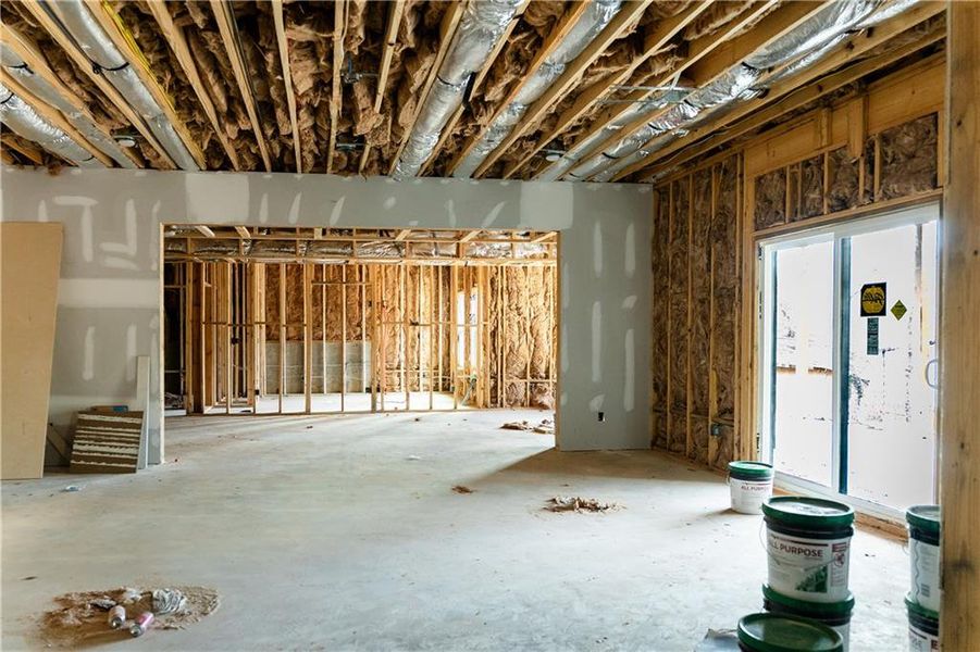 In-progress construction of a new home in , Atlanta, GA (Image 83).